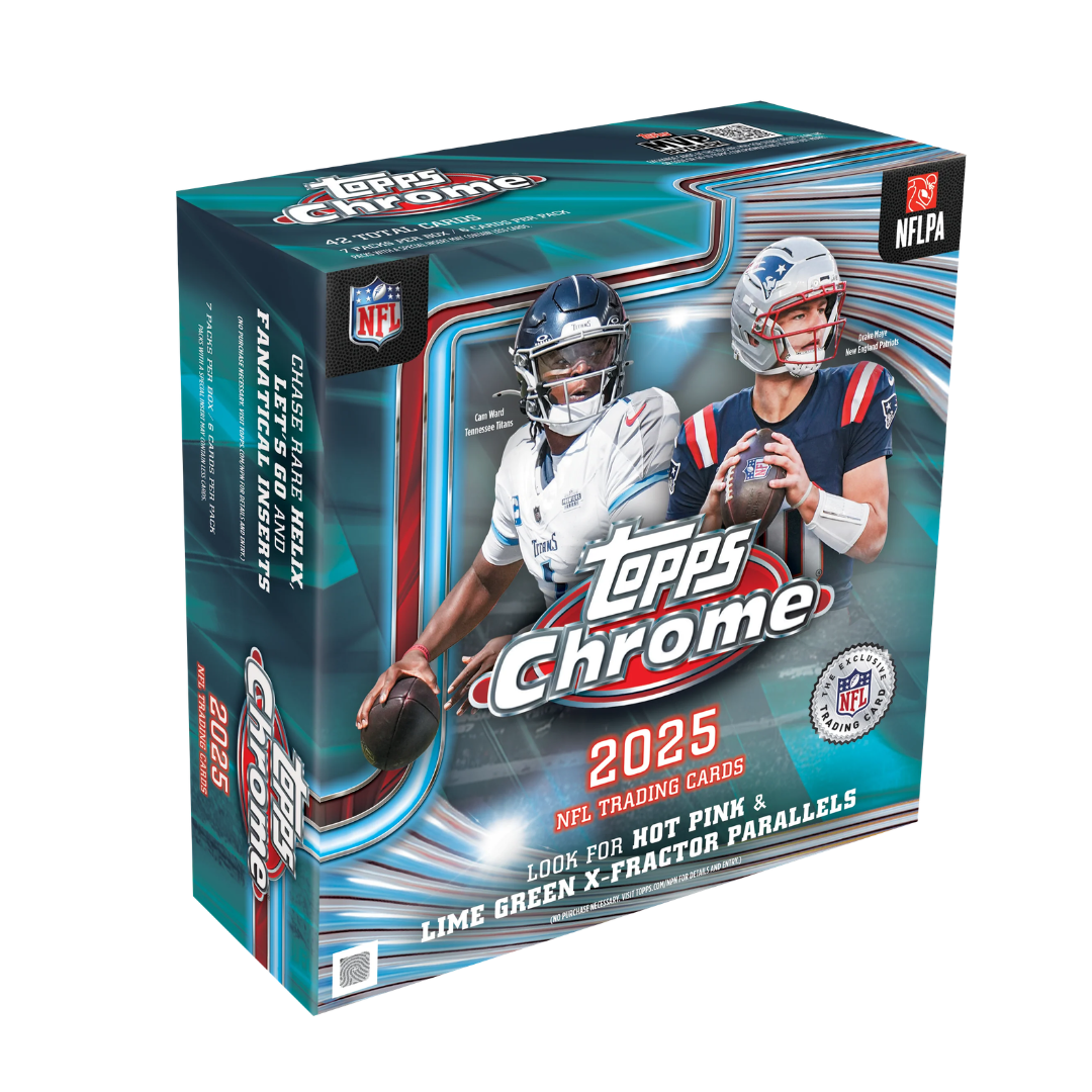 2025 Topps Chrome Football Mega Box