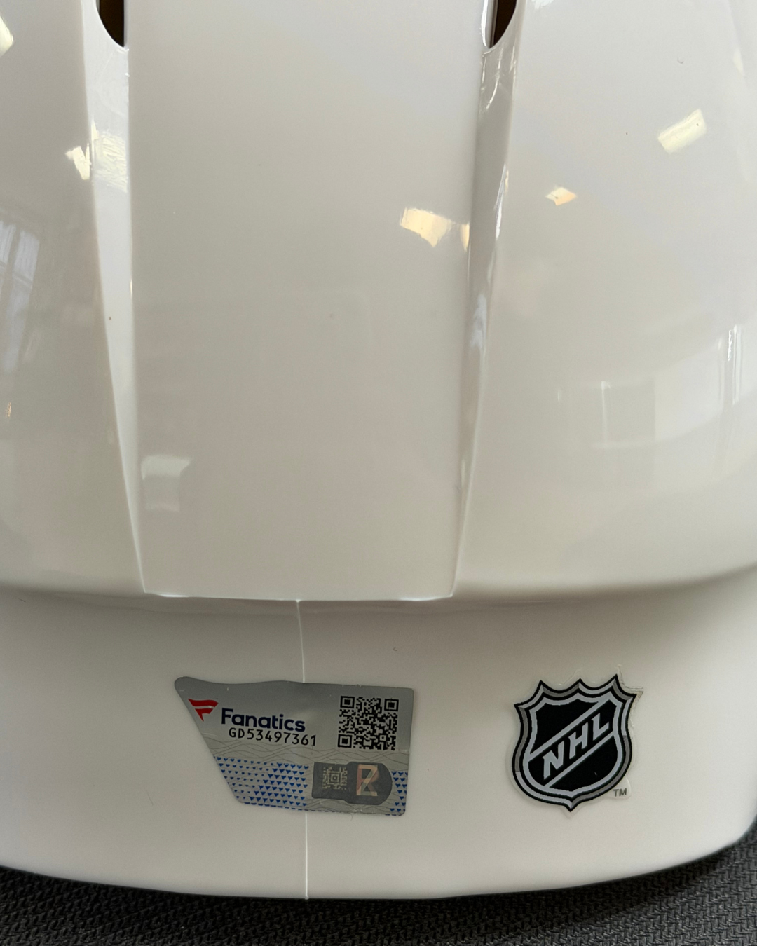 Cole Caufield Autographed Authentic Replica NHL Mini Helmet FANATICS COA