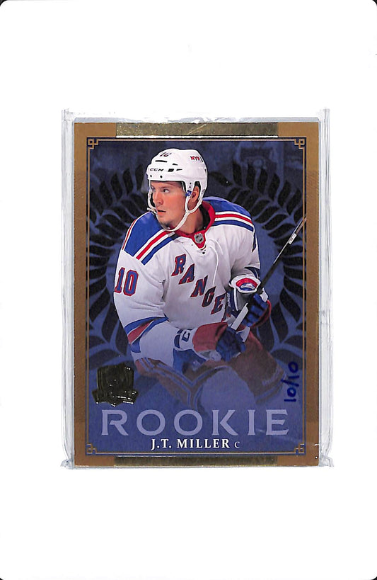 2013-14 UPPER DECK THE CUP JT MILLER ROOKIE GOLD /10 #92