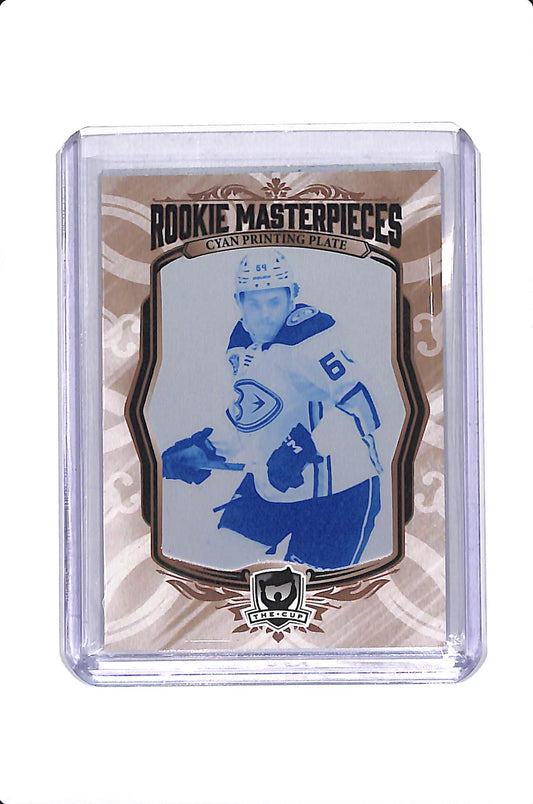 2024-25 UPPER DECK THE CUP SAM COLANGELO ROOKIE MASTERPIECES CYAN PRINTING PLATE 1/1 #SPX-142