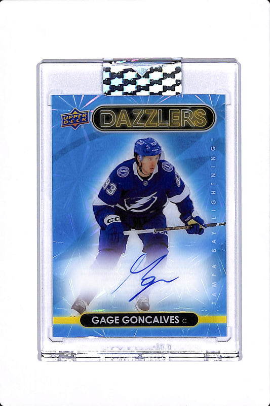 2024-25 UPPER DECK CLEAR CUT GAGE GONCALVES DAZZLERS ROOKIE AUTO #DA-GG