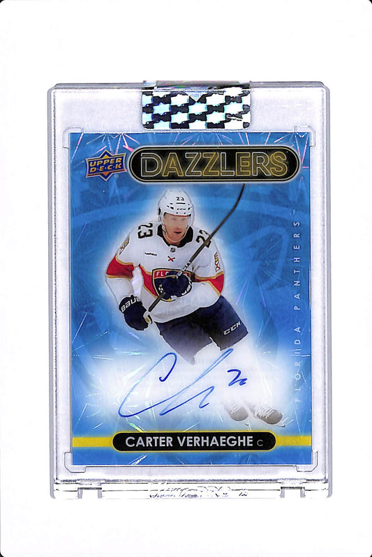 2024-25 UPPER DECK CLEAR CUT CARTER VERHAEGHE DAZZLERS AUTO #DA-CV