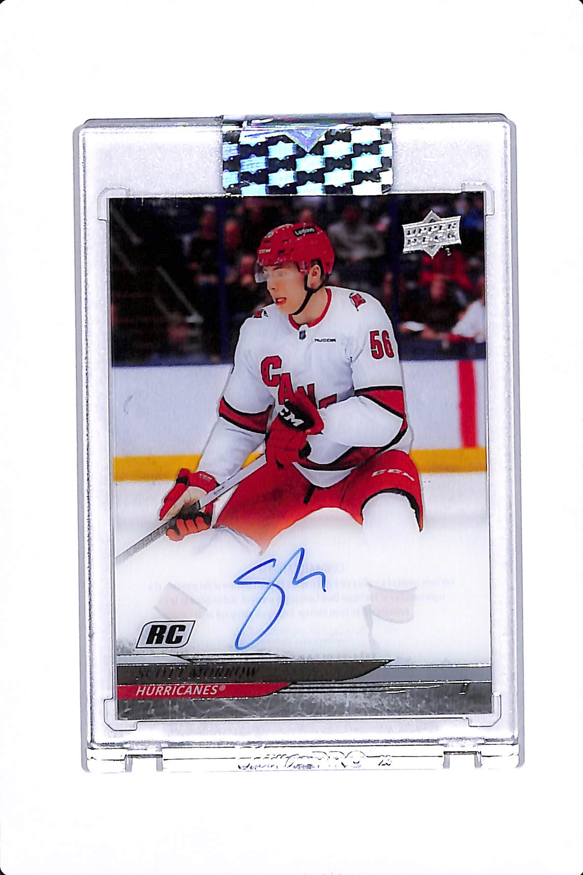 2024-25 UPPER DECK CLEAR CUT SCOTT MORROW ROOKIE AUTO #CC-SM