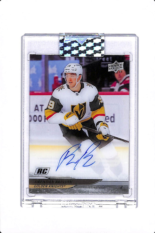 2024-25 UPPER DECK CLEAR CUT BRENDAN BRISSON ROOKIE AUTO #CC-BB