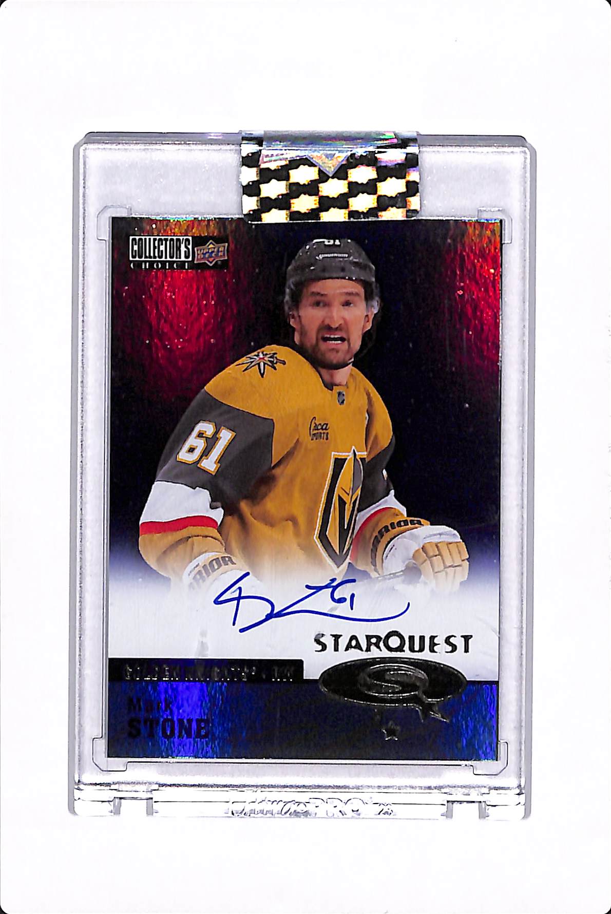 2024-25 UPPER DECK CLEAR CUT MARK STONE STARQUEST AUTO #CSA-MS