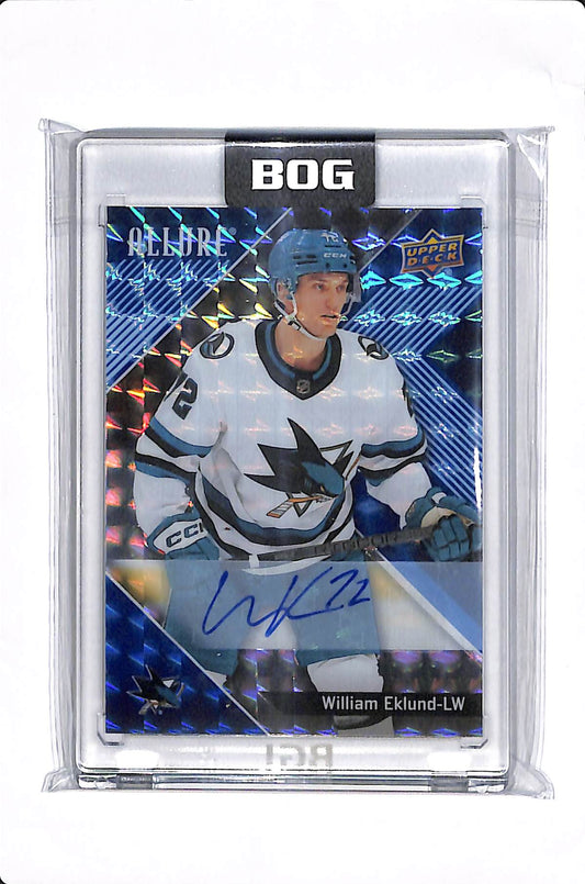 2024-25 UPPER DECK ALLURE WILLIAM EKLUND BLUE LINE AUTO /35 #54