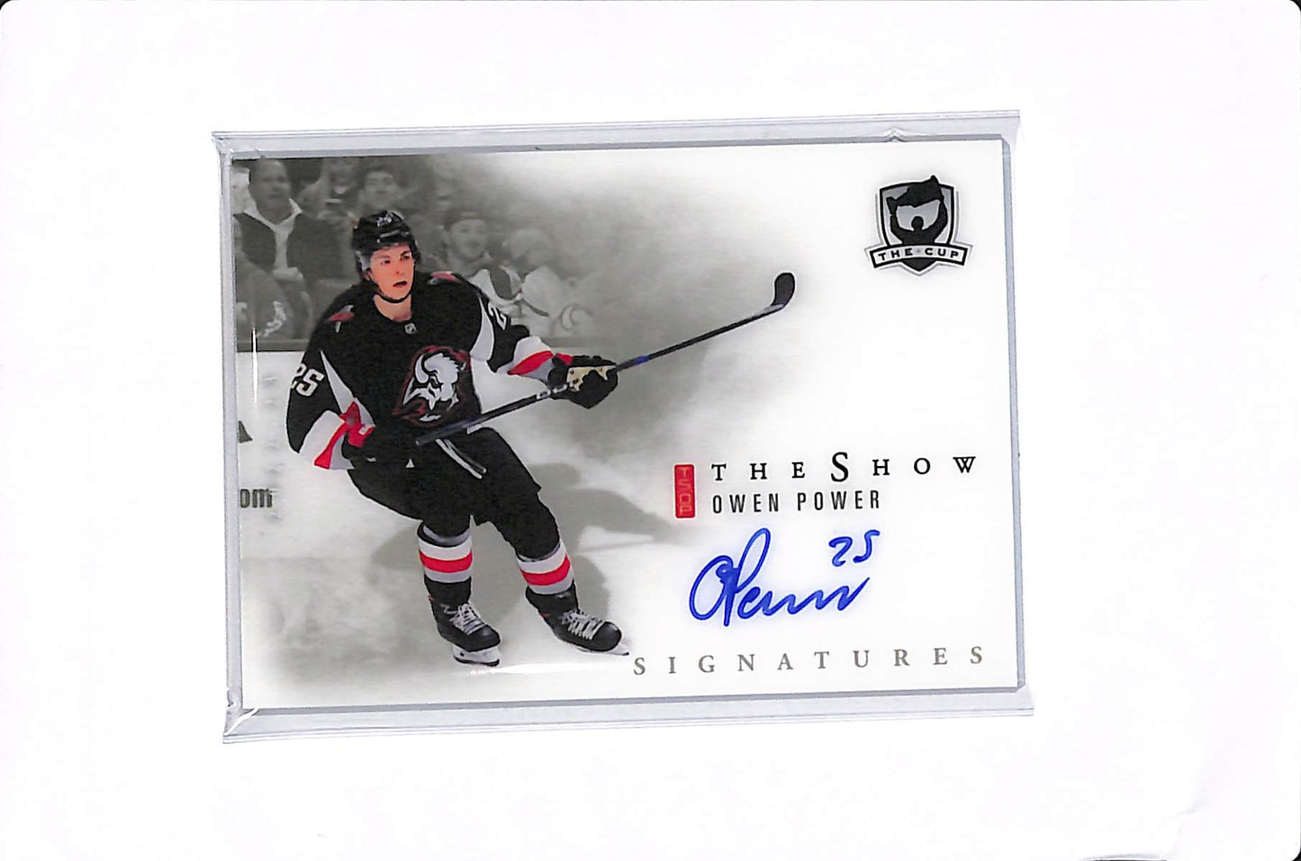 2022-23 UPPER DECK THE CUP OWEN POWER THE SHOW WHITE AUTO #SW-OP