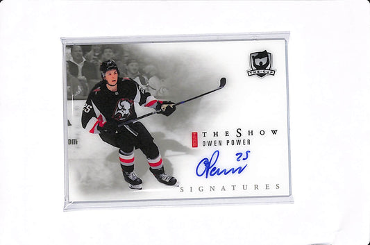 2022-23 UPPER DECK THE CUP OWEN POWER THE SHOW WHITE AUTO #SW-OP