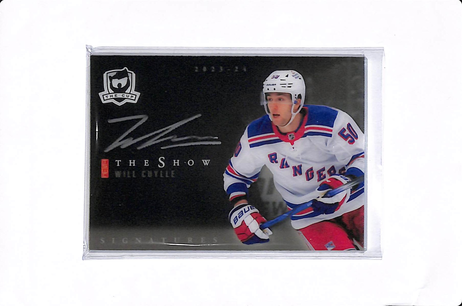 2023-24 UPPER DECK THE CUP WILL CUYLLE THE SHOW BLACK AUTO #SB-WC