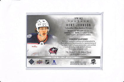 2023-24 UPPER DECK THE CUP KENT JOHNSON THE SHOW AUTO #SW-KJ