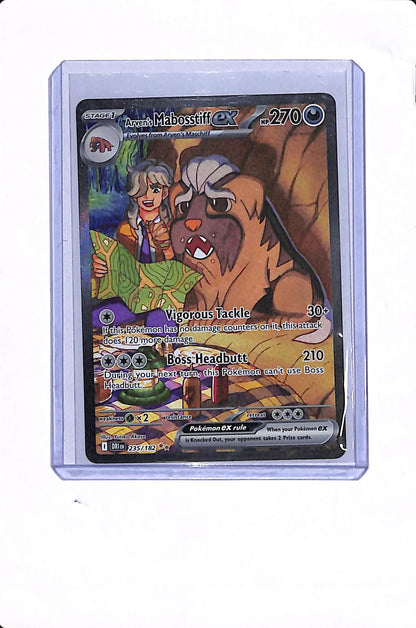 POKEMON DESTINED RIVALS ARVEN'S MABOSSTIFF EX 235/182