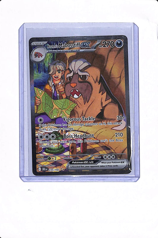 POKEMON DESTINED RIVALS ARVEN'S MABOSSTIFF EX 235/182