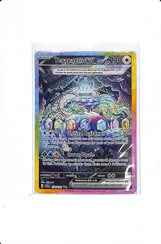 Terapagos EX Stellar Crown Special Illustration Rare #170