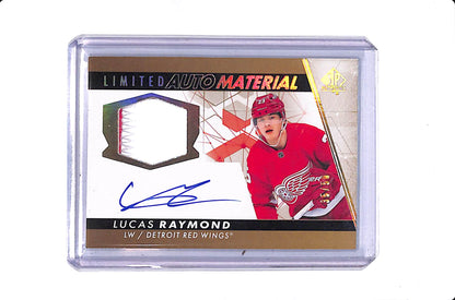 2022-23 UPPER DECK SP AUTHENTIC LUCAS RAYMOND LIMITED AUTO MATERIAL /50 #23