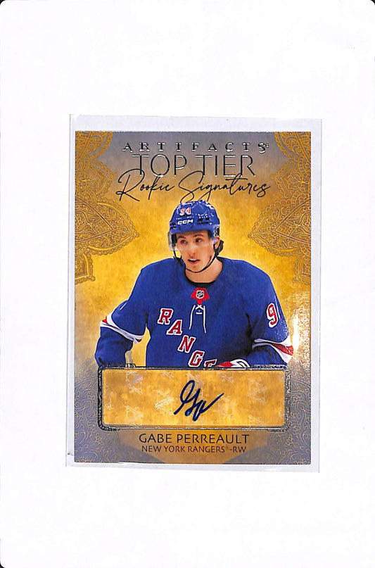2025-26 UPPER DECK ARTIFACTS GABE PERREAULT TOP TIER ROOKIE SIGNATURES #TTR-GP