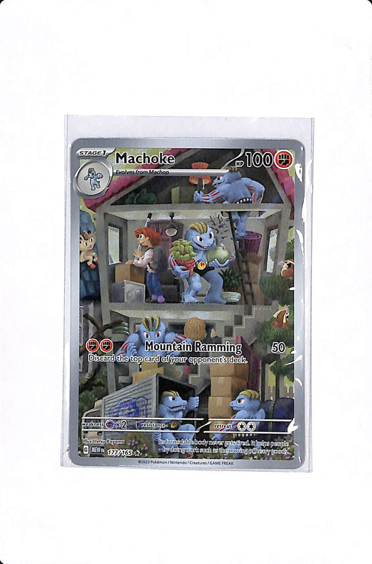 Machoke SV: 151 Illustration Rare 177/165