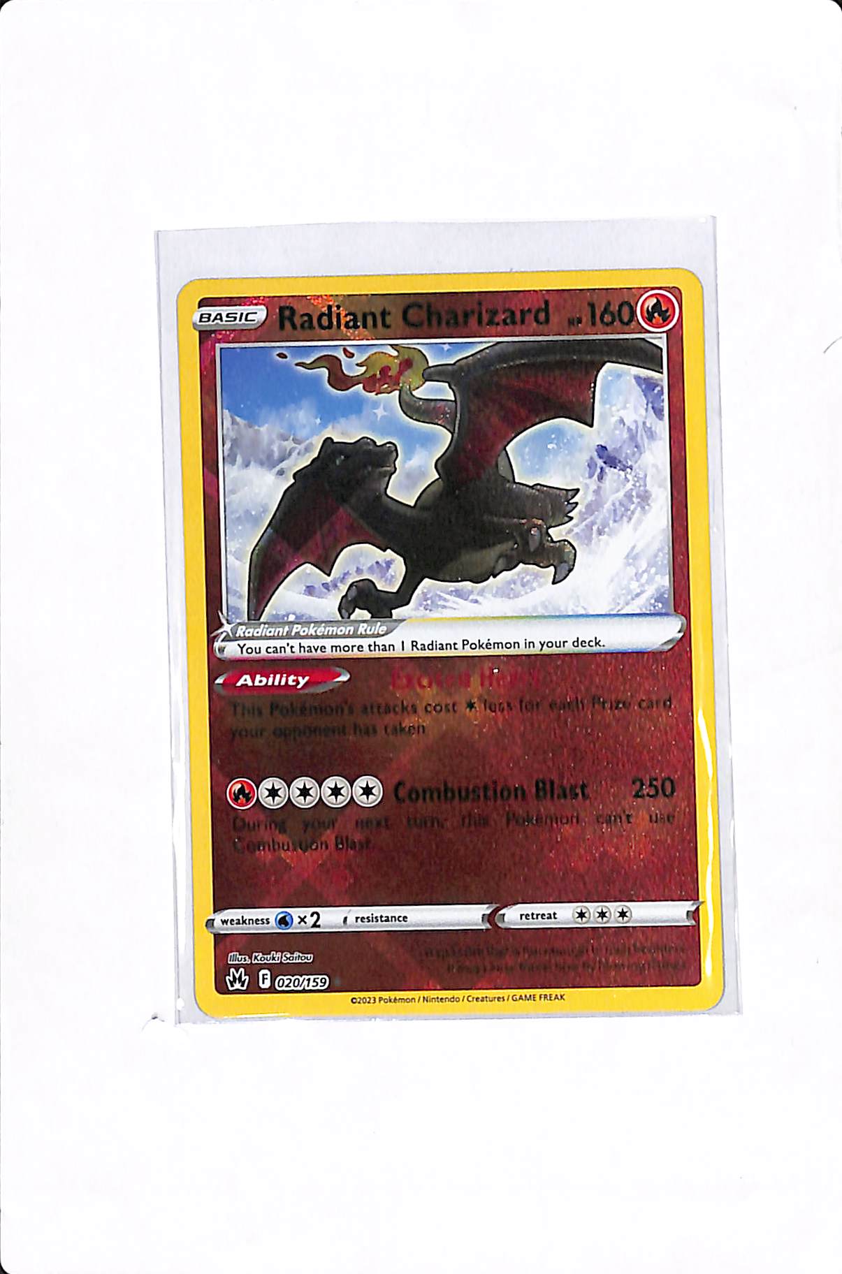 Radiant Charizard Crown Zenith Radiant Rare 020/159