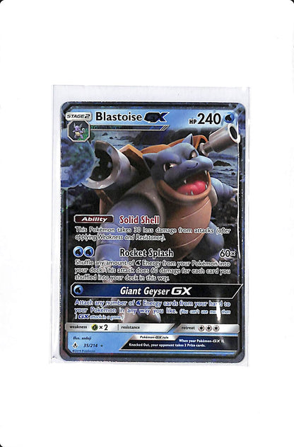 Blastoise GX Unbroken Bonds Ultra Rare 35