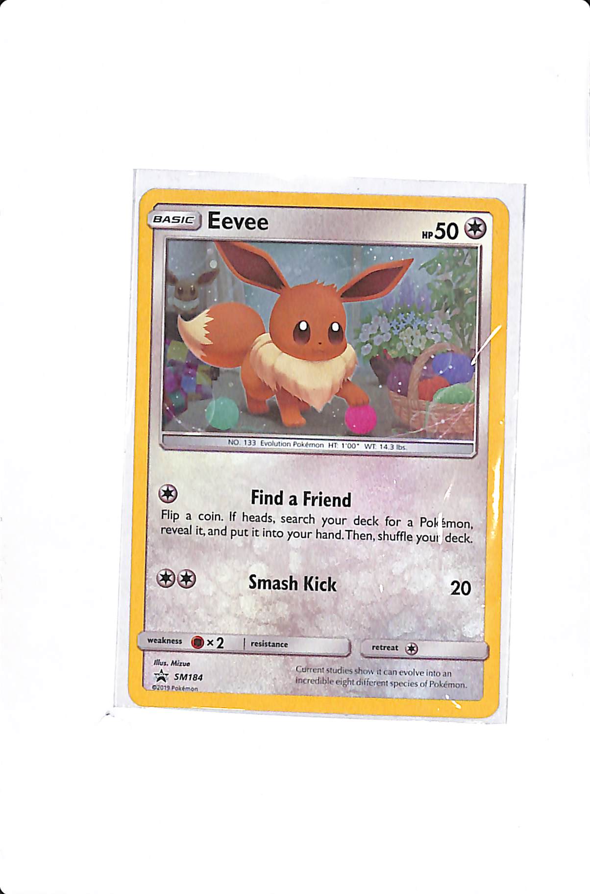 Eevee - SM184 (Cosmos Holo) Sun & Moon Promo Promo SM184