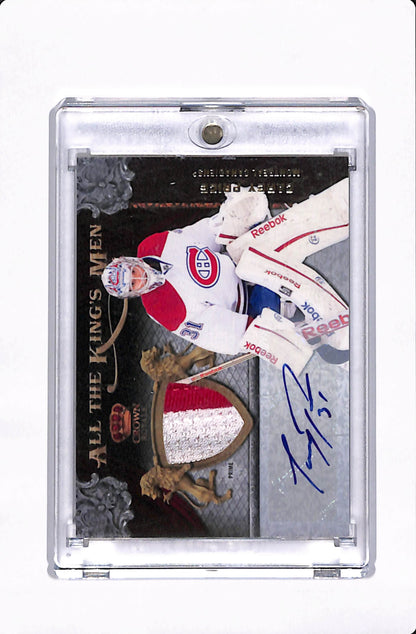 2011 PANINI CROWN ROYALE ALL THE KING'S MEN PATCH AUTO CAREY PRICE /10