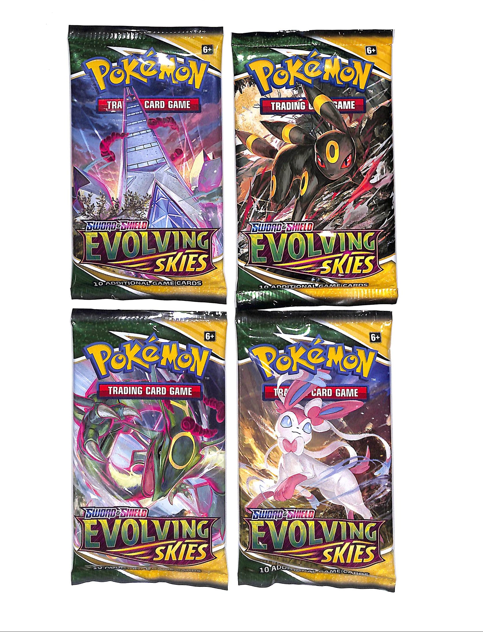 Pokemon TCG: Evolving Skies Booster Pack [Full Pack Art Set]