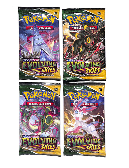 Pokemon TCG: Evolving Skies Booster Pack [Full Pack Art Set]
