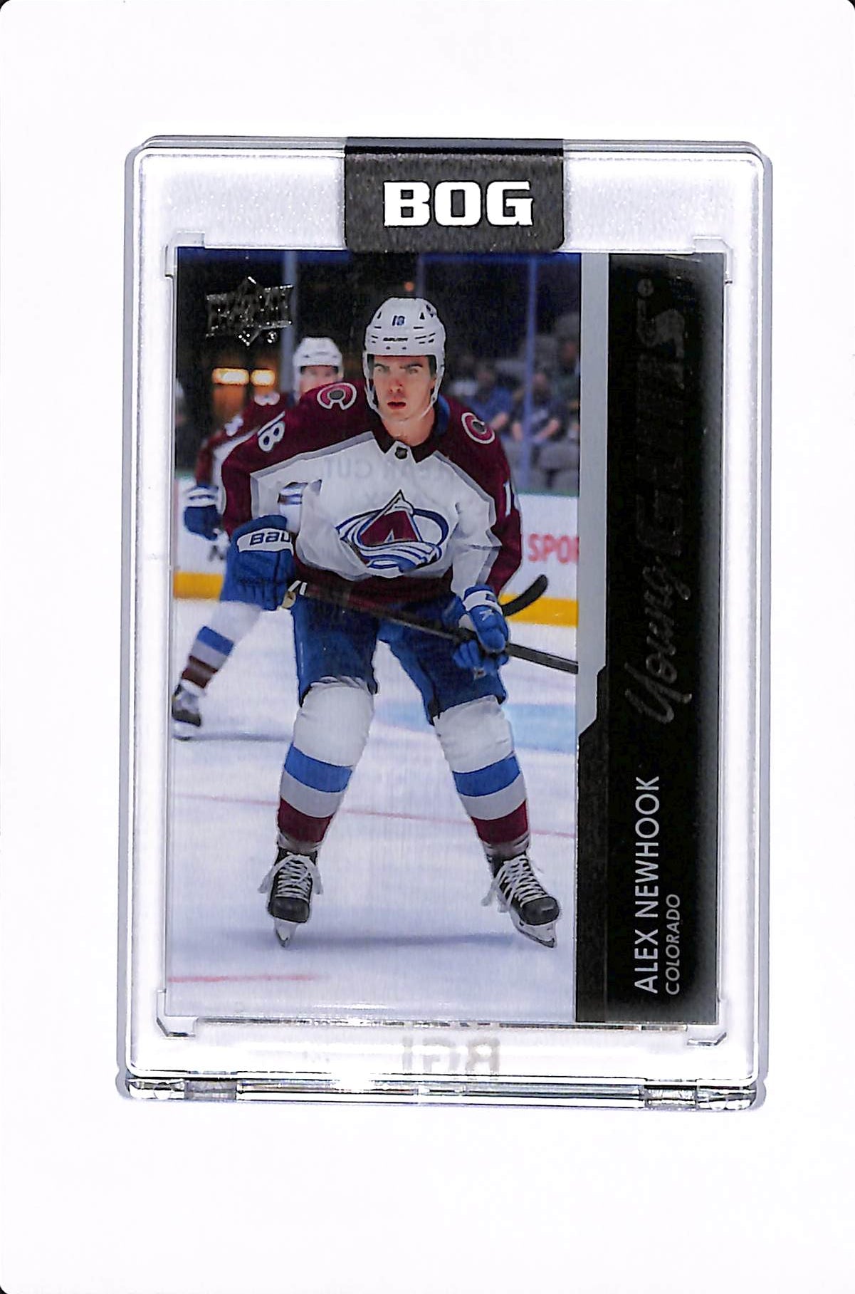 2021-22 UPPER DECK SERIES 2 ALEX NEWHOOK CLEAR CUT YOUNG GUNS #461