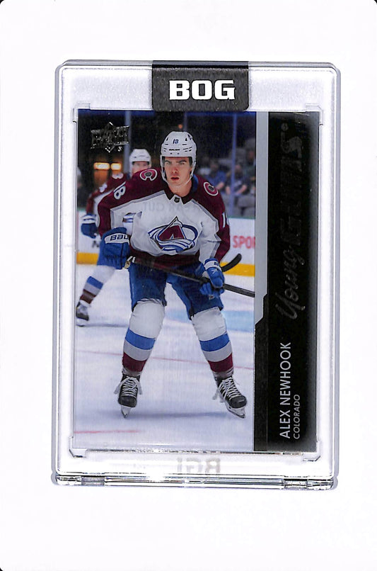 2021-22 UPPER DECK SERIES 2 ALEX NEWHOOK CLEAR CUT YOUNG GUNS #461