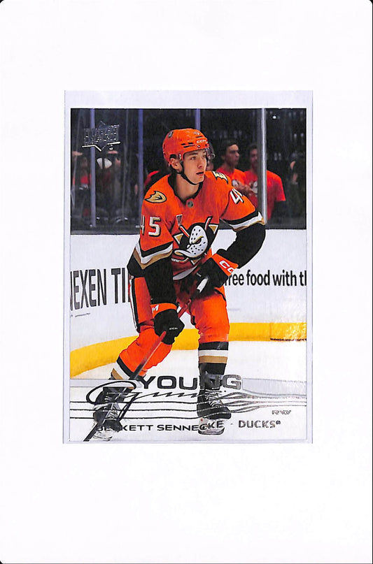 2025-2026 UPPER DECK EXTENDED SERIES BECKETT SENNECKE YOUNG GUNS #701