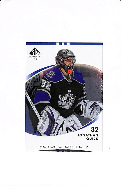 2022-23 UPPER DECK SP AUTHENTIC JONATHAN QUICK FUTURE WATCH ACETATE #177