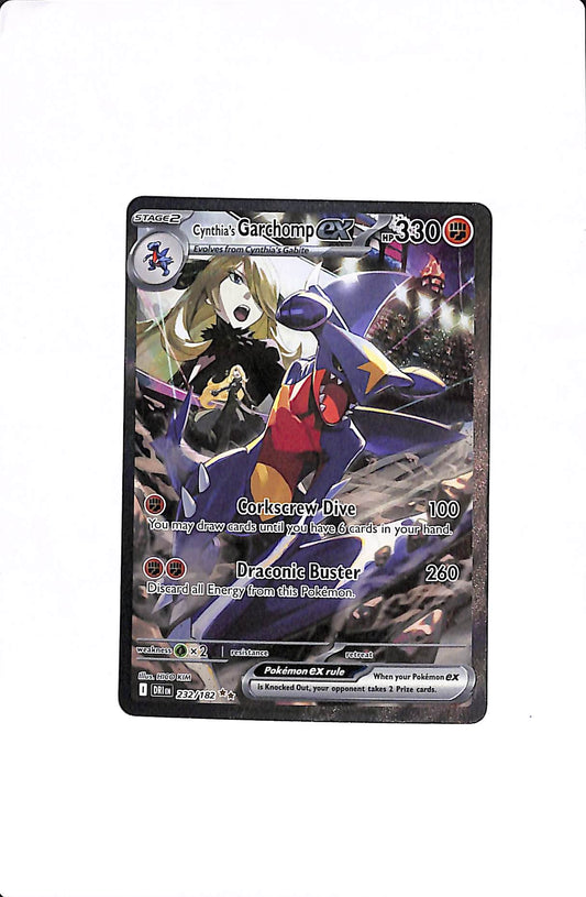 Cynthia's Garchomp ex Destined Rivals Special Illustration Rare 232/182