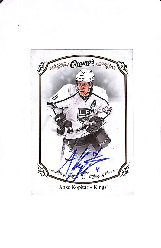2015-16 UPPER DECK CHAMP'S ANZE KOPITAR AUTO SP #284