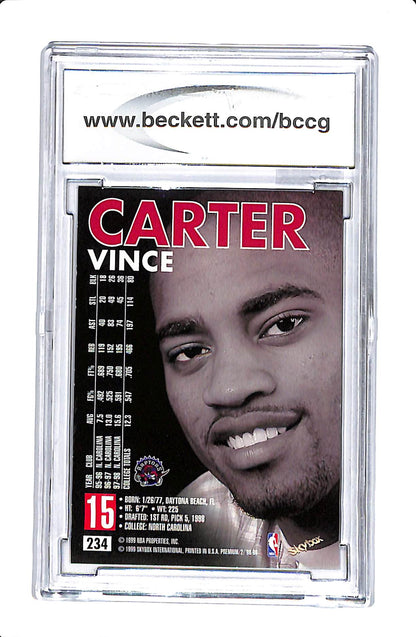 1998-99 SKYBOX INTERNATIONAL PREMIUM TRACY MCGRADY ROOKIE #234 BCCG 10