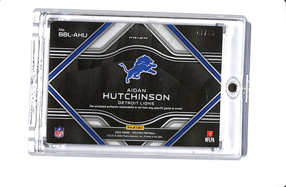 2022 PANINI SPECTRA AIDAN HUTCHINSON BUILDING BLOCKS PATCH ROOKIE /60 #BBL-AHU