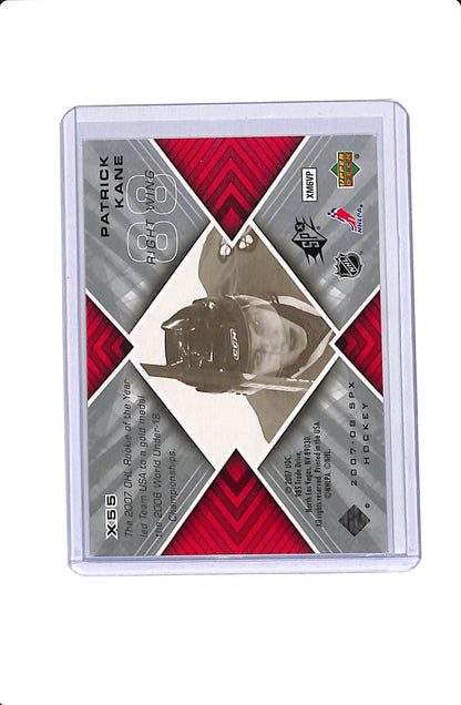 2007-08 UPPER DECK SPX HOCKEY SPXTREME PATRICK KANE /999 #X55