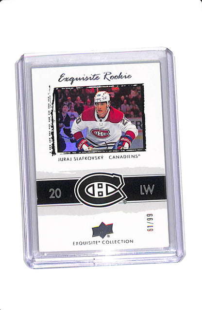 2022-23 UPPER DECK EXQUISITE ROOKIE JURAJ SLAFKOVSKY /99 #03R-JS
