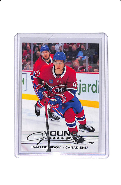 2025-26 UPPER DECK SERIES 1 IVAN DEMIDOV YOUNG GUNS #205
