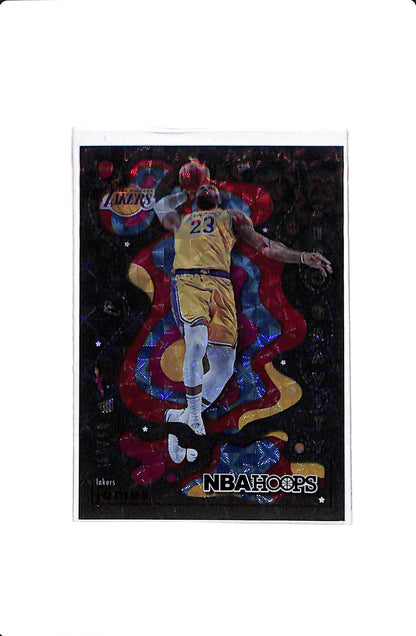 2021-22 PANINI HOOPS LEBRON JAMES HYPER RED ZERO GRAVITY /99