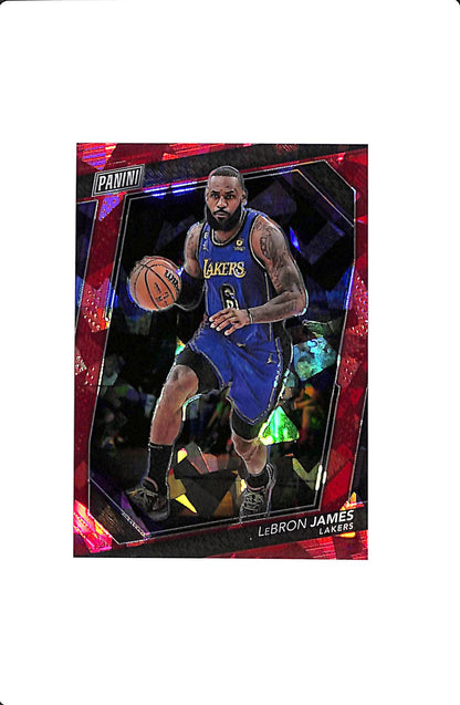 2023 PANINI THE NATIONAL VIP LEBRON JAMES RED ICE /199 #22