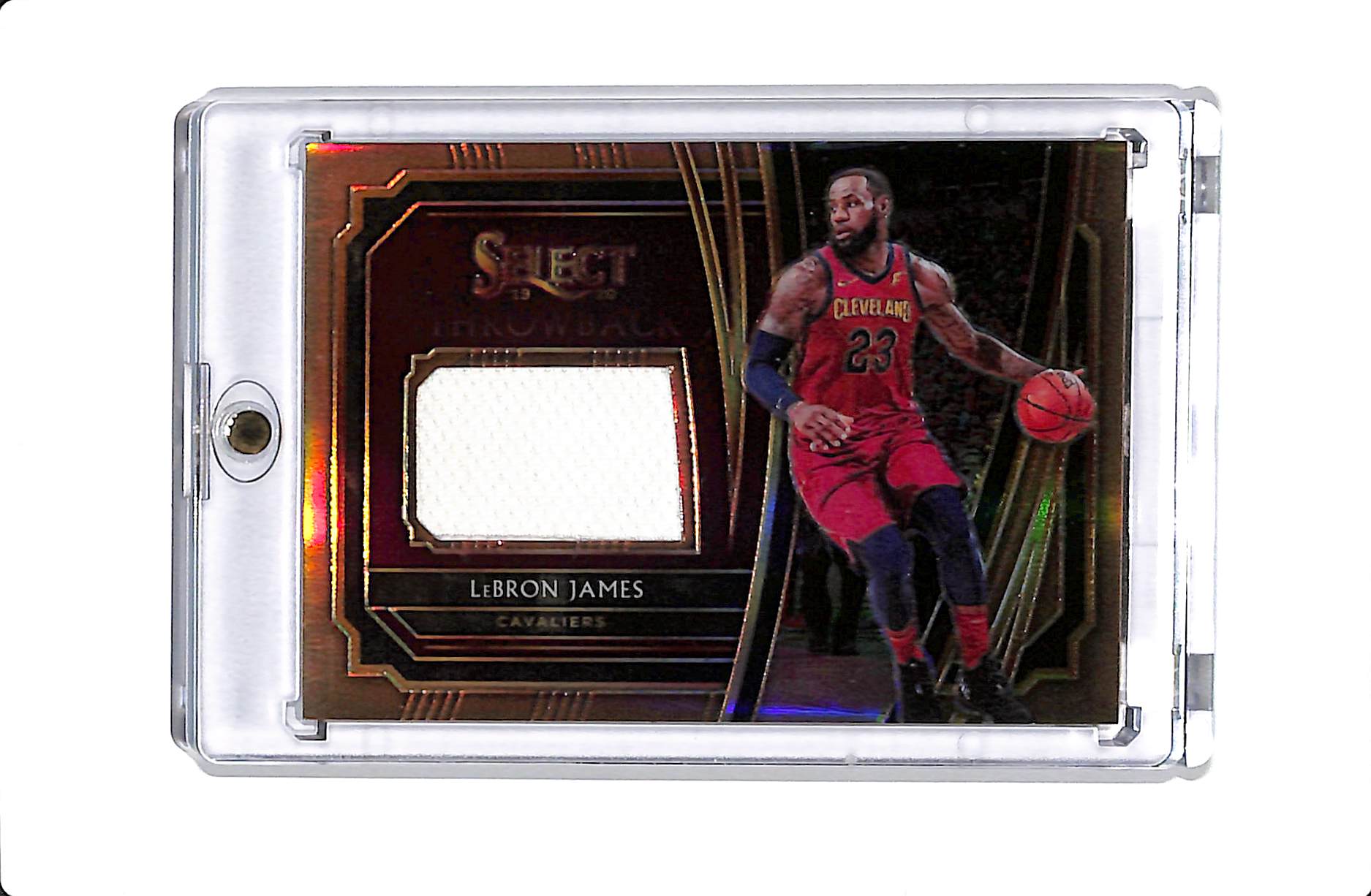 2019-20 PANINI SELECT LEBRON JAMES THROWBACK PATCH /49 #TM-LBJ