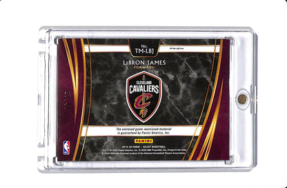 2019-20 PANINI SELECT LEBRON JAMES THROWBACK PATCH /49 #TM-LBJ