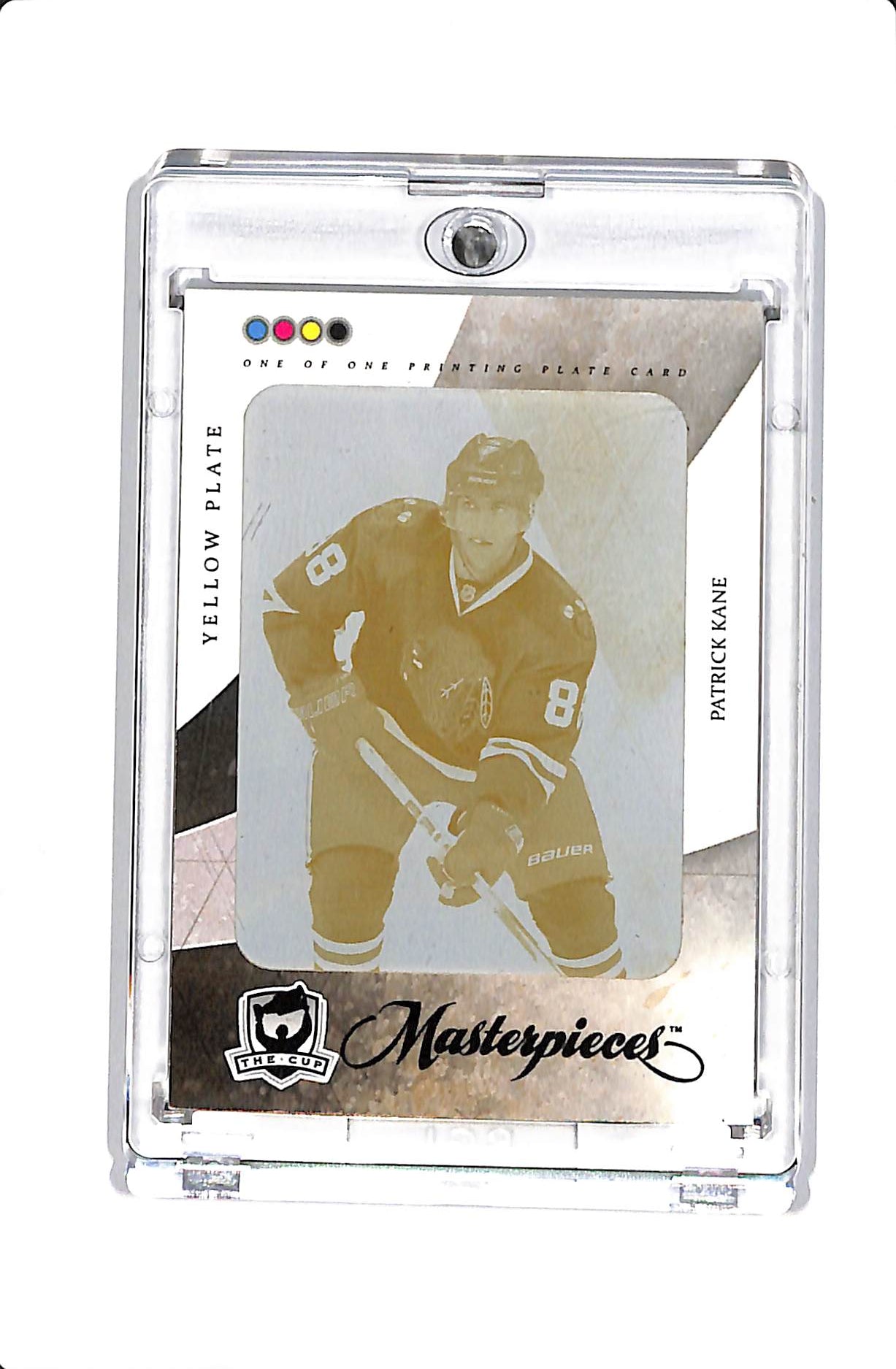 2010-11 UPPER DECK THE CUP PATRICK KANE PRINTING PLATE YELLOW 1/1 #CUP-74