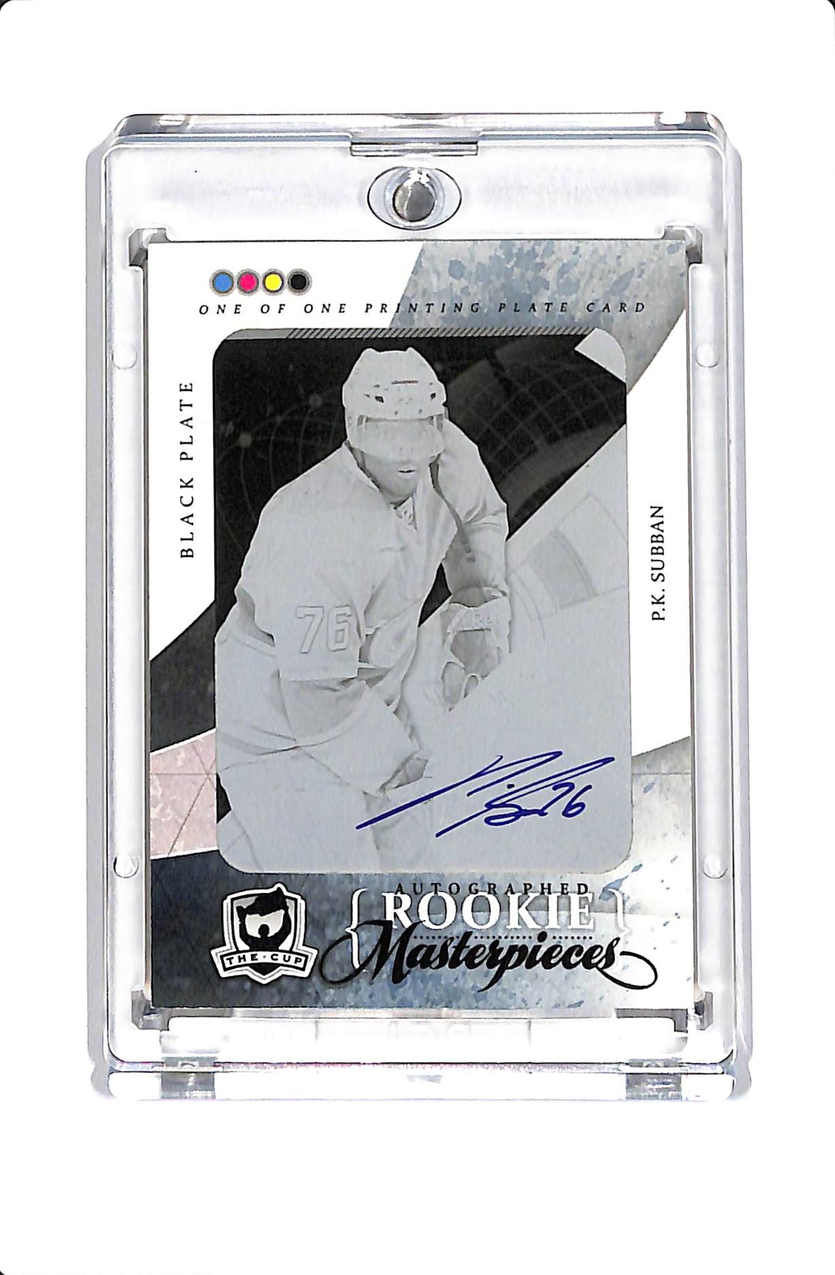2010-11 UPPER DECK THE CUPP.K. SUBBAN PRINTING PLATE BLACK 1/1 #SPX-194