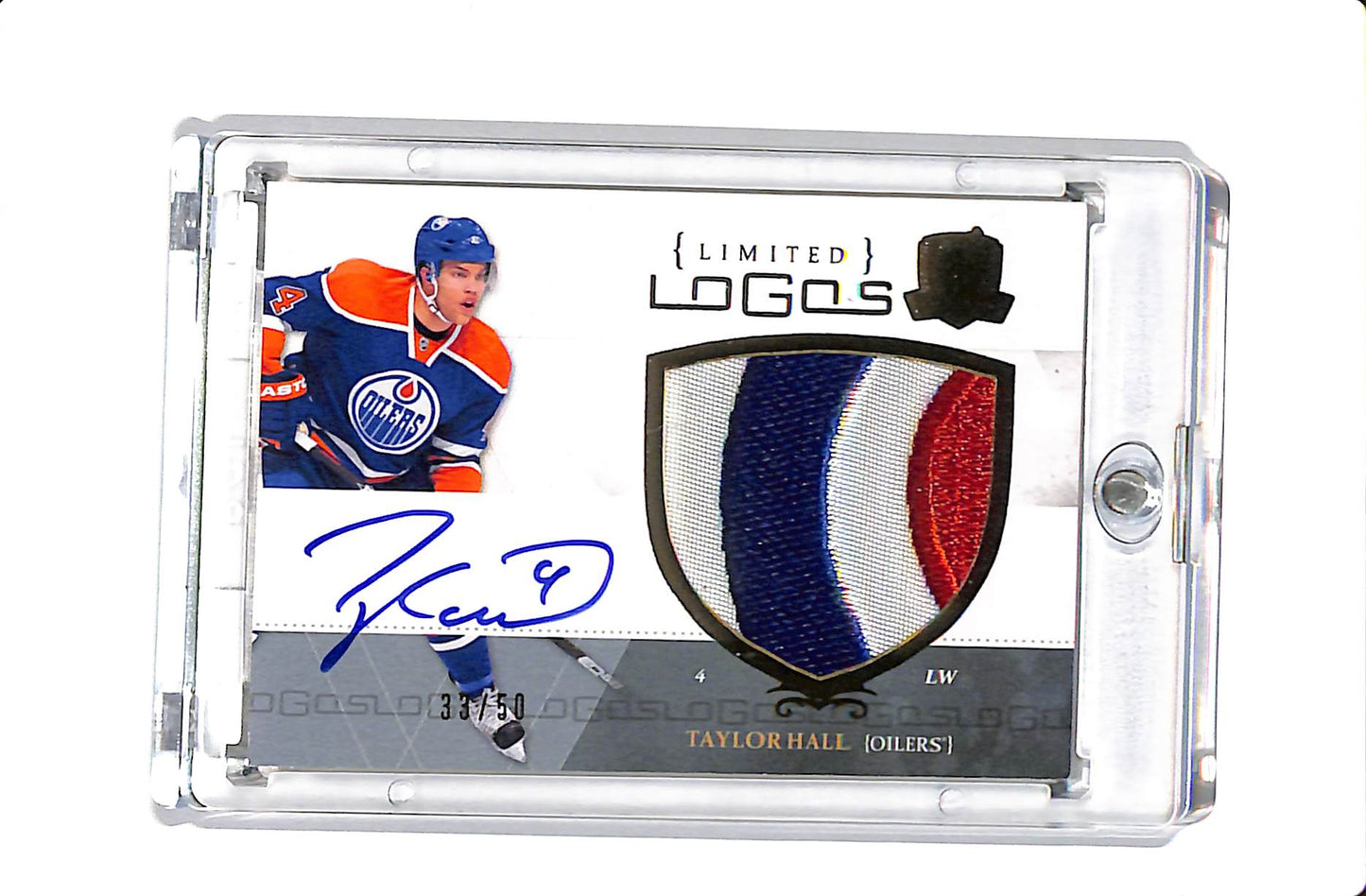 2010-11 UPPER DECK THE CUP TAYLOR HALL LIMITED LOGOS /50 #LL-TH