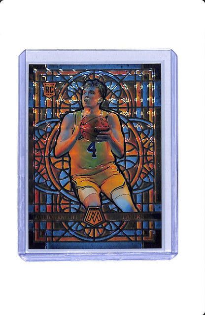 2024-25 PANINI MOSAIC PRIZM STAINED GLASS DALTON KNECHT ROOKIE