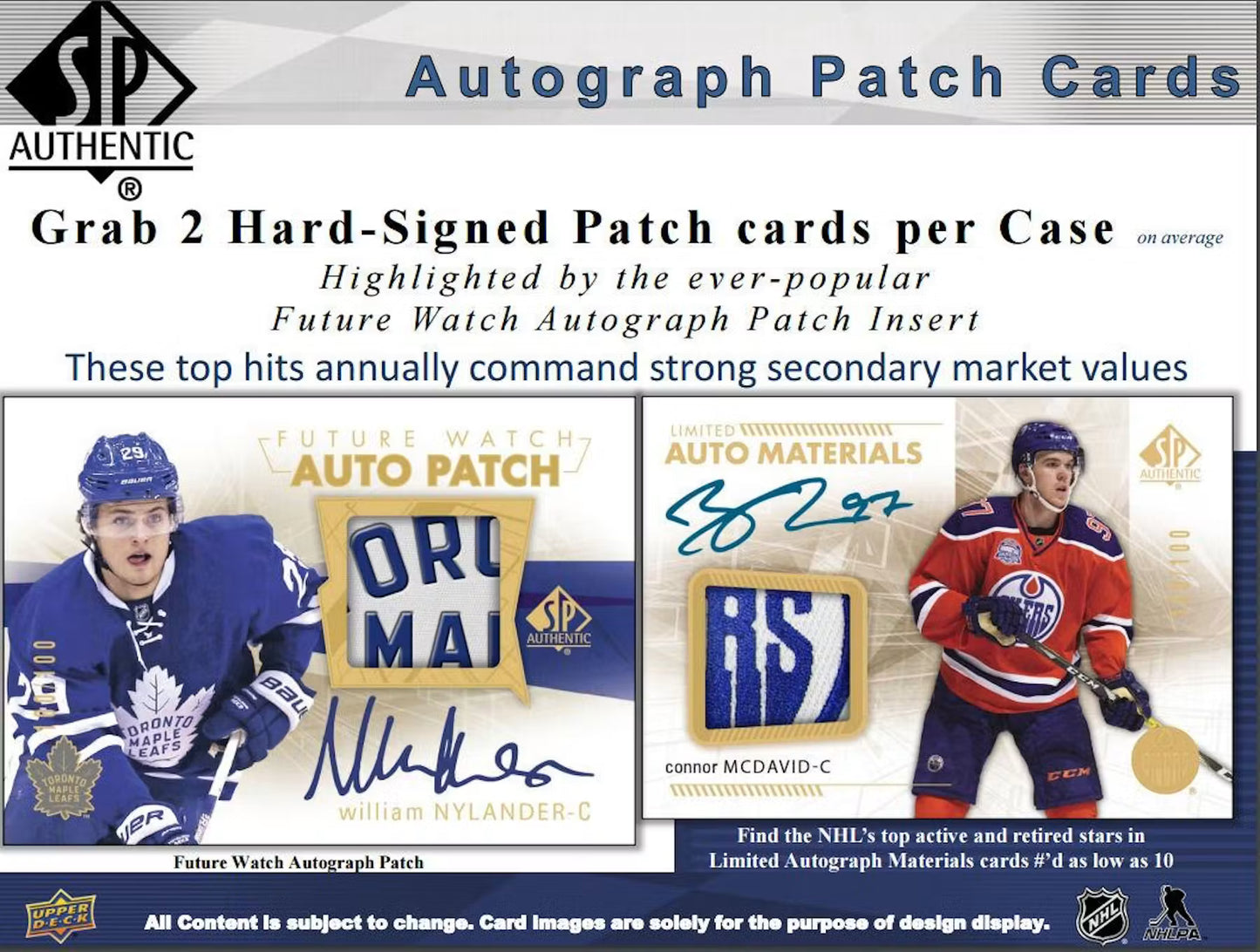 2016-17 Upper Deck SP Authentic Hockey Hobby Box