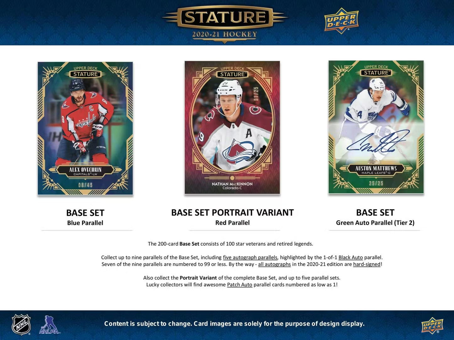 2020-21 Upper Deck Stature Hockey Hobby Box