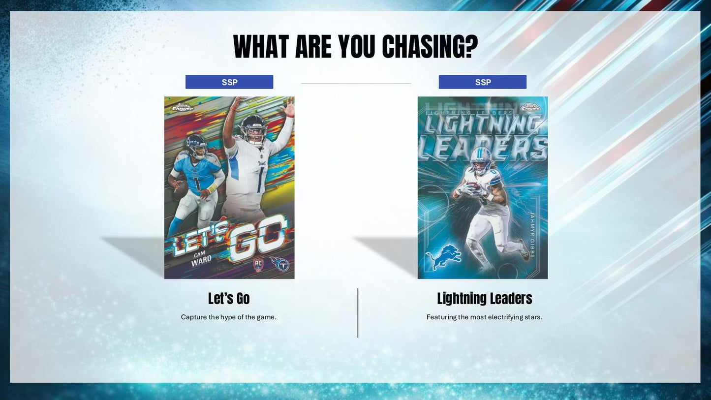 2025 Topps Chrome Football Blaster Box
