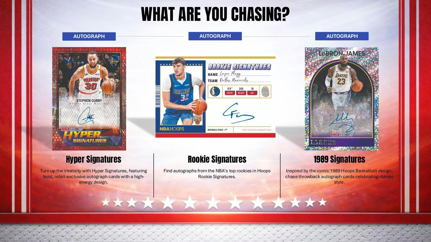 2025-26 Topps Hoops Basketball Value Box