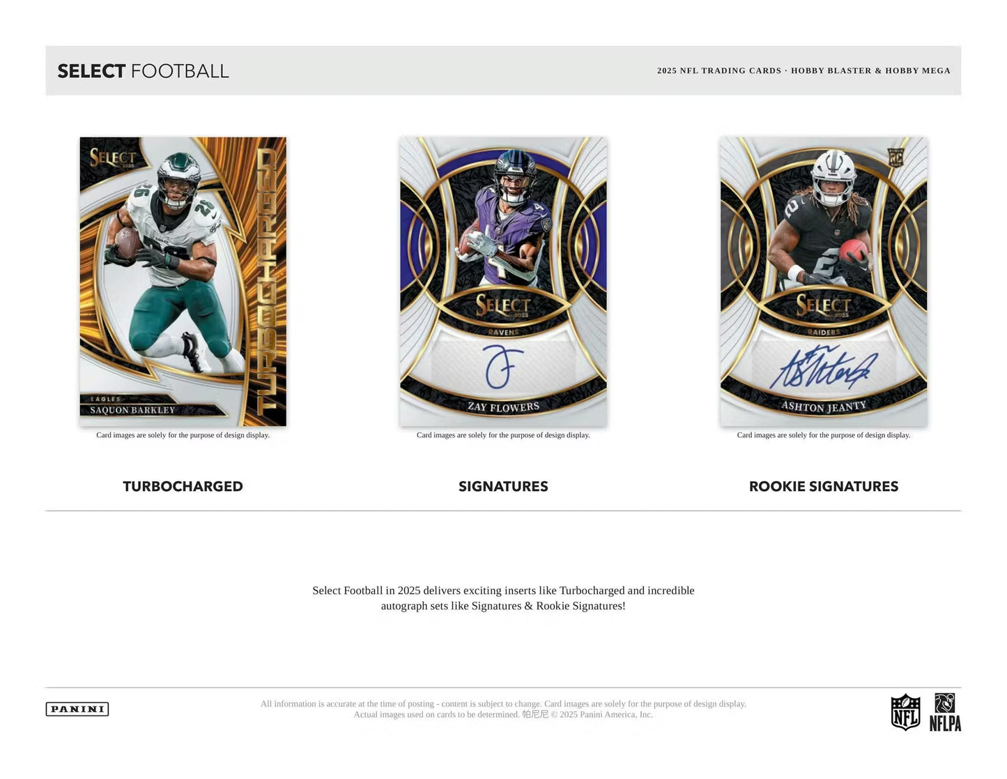 2025 Panini Select Football 6-Pack Hobby Blaster Box
